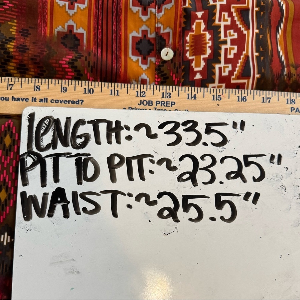 Show Me Your Mumu Aztec Patchwork Tunic Button Do… - image 7